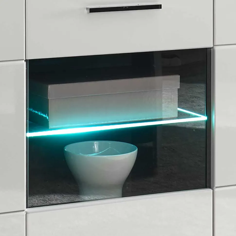 Zweifarbiges Design-Sideboard 97cm hoch - Istensa