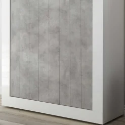 Zweifarbiges Highboard 110x144x43 - Niris