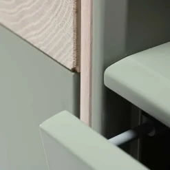 Zweifarbiges TV Board mit Gerätefach - Ajevos