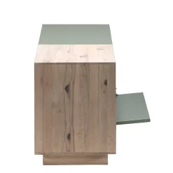 Zweifarbiges TV Board mit Gerätefach - Ajevos