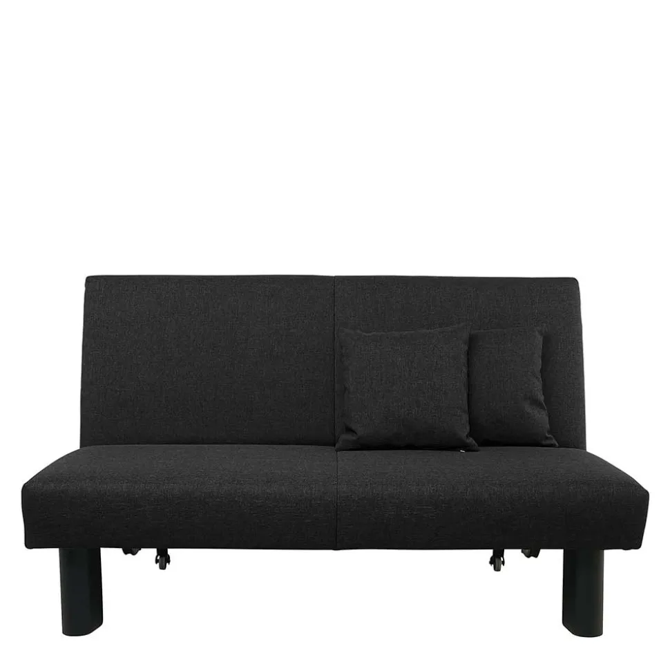 Zweisitzer Faltsofa in Schwarz - Lardias