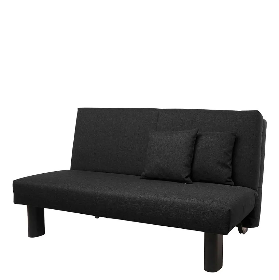 Zweisitzer Faltsofa in Schwarz - Lardias
