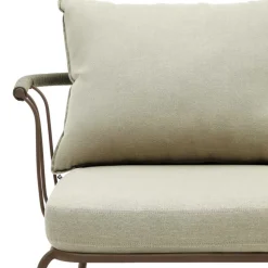 Zweisitzer Gartensofa in Braun - Ragusca