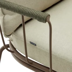 Zweisitzer Gartensofa in Braun - Ragusca