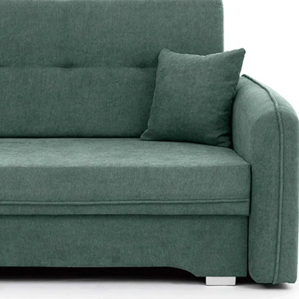 Zweisitzer Schlafsofa in Mintgrün Velours - Ronn