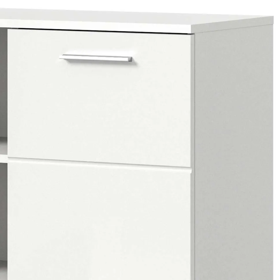 Zweiteiliges Dielenmöbel Set Hochglanz - Rugova (zweiteilig)